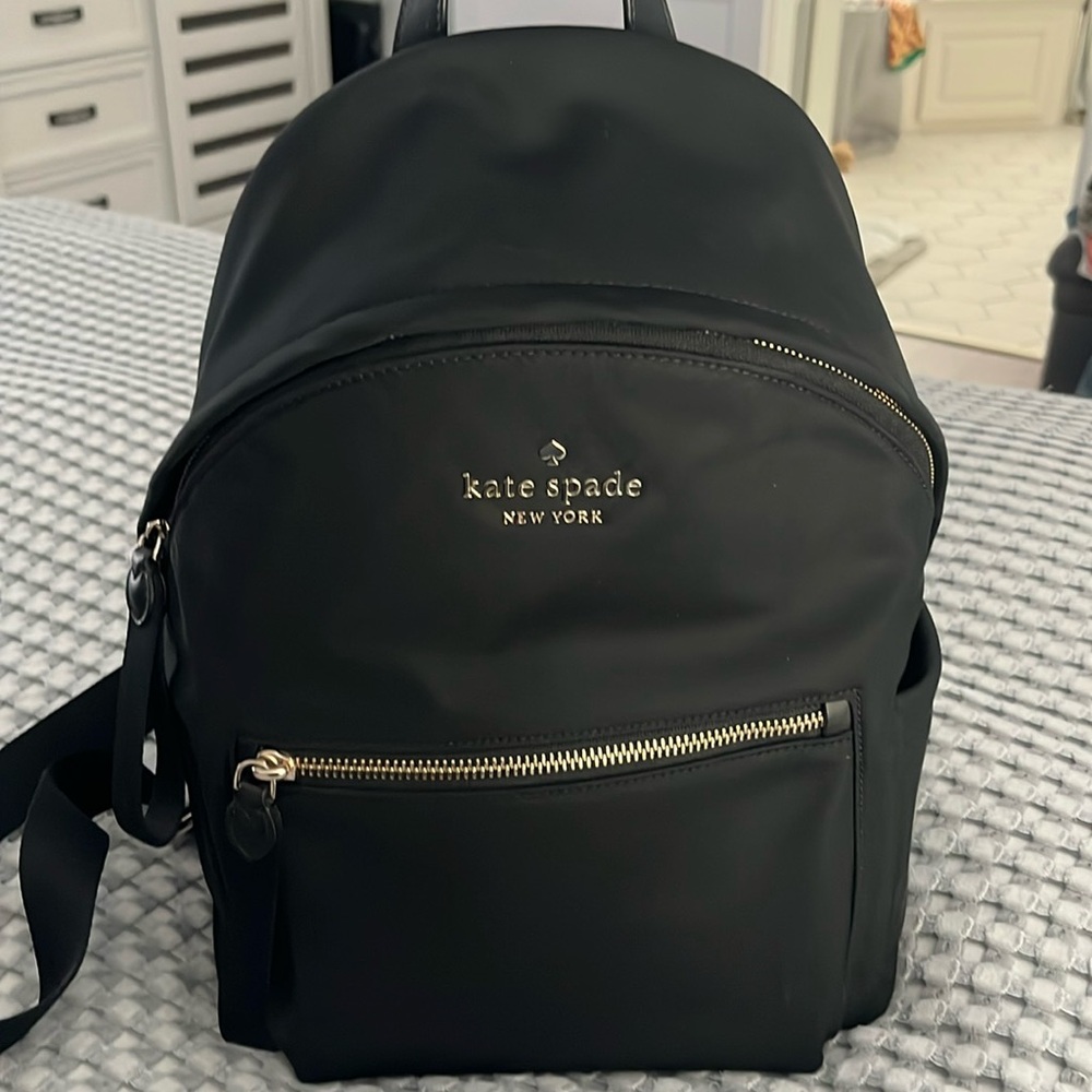 Black Kate Spade backpack